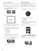 Предварительный просмотр 32 страницы Panasonic WV-CU161C/B Operating Instructions Manual