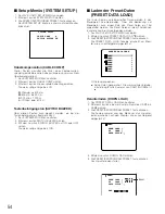 Предварительный просмотр 54 страницы Panasonic WV-CU161C/B Operating Instructions Manual