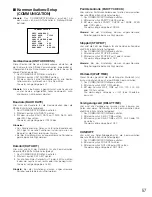 Предварительный просмотр 57 страницы Panasonic WV-CU161C/B Operating Instructions Manual