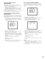 Предварительный просмотр 119 страницы Panasonic WV-CU161C/B Operating Instructions Manual