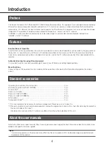 Preview for 4 page of Panasonic WV-CU980 Operating Instructions Manual