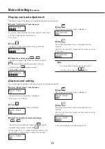 Preview for 24 page of Panasonic WV-CU980 Operating Instructions Manual