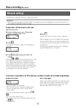 Preview for 27 page of Panasonic WV-CU980 Operating Instructions Manual