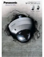 Panasonic WV-CW240 Brochure предпросмотр