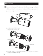 Preview for 18 page of Panasonic WV-CW304LE Installation Manual