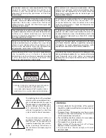 Preview for 2 page of Panasonic WV-CW324LE Series Installation Manual