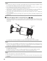 Preview for 20 page of Panasonic WV-CW324LE Series Installation Manual