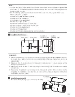 Preview for 21 page of Panasonic WV-CW324LE Series Installation Manual