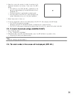 Preview for 33 page of Panasonic WV-CW384E Operating Instructions Manual
