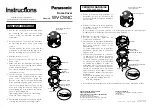 Panasonic WV-CW4C Instructions preview