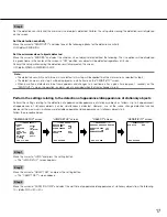 Preview for 17 page of Panasonic WV-CW500S/G Operating	 Instruction