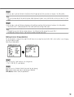 Preview for 19 page of Panasonic WV-CW500S/G Operating	 Instruction