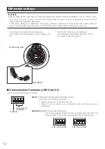 Предварительный просмотр 12 страницы Panasonic WV-CW590A Installation Manual