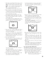 Preview for 19 page of Panasonic WV-CW590G Operating Instructions Manual