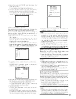 Preview for 21 page of Panasonic WV-CW590G Operating Instructions Manual