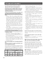 Preview for 10 page of Panasonic WV-CW594 Installation Manual