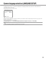 Preview for 25 page of Panasonic WV-CW630S/G Operating Instructions Manual