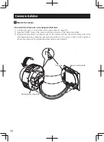 Preview for 24 page of Panasonic WV-CW634 Installation Manual