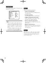 Preview for 34 page of Panasonic WV-CW634F Installation Manual