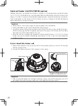 Preview for 22 page of Panasonic WV-CW634S Installation Manual