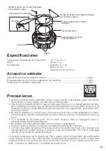 Предварительный просмотр 13 страницы Panasonic WV-CW7CN Operating Instructions Manual