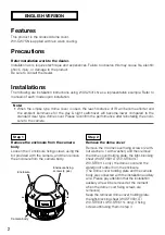 Preview for 2 page of Panasonic WV-CW7S Operating Instructions Manual