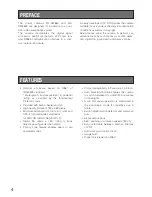 Preview for 4 page of Panasonic WV-CW860 Operating Instructions Manual