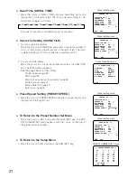 Preview for 20 page of Panasonic WV-CW860 Operating Instructions Manual