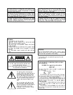 Preview for 2 page of Panasonic WV-CW960/G Operating Instructions Manual