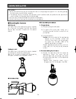 Preview for 16 page of Panasonic WV-CW960/G Operating Instructions Manual