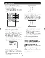 Preview for 31 page of Panasonic WV-CW960/G Operating Instructions Manual