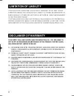 Предварительный просмотр 4 страницы Panasonic WV-CZ352 Operating Instructions Manual