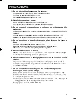 Preview for 7 page of Panasonic WV-CZ352 Operating Instructions Manual