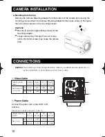 Preview for 10 page of Panasonic WV-CZ352 Operating Instructions Manual