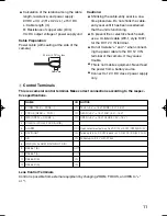 Предварительный просмотр 11 страницы Panasonic WV-CZ352 Operating Instructions Manual