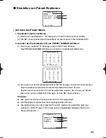 Preview for 53 page of Panasonic WV-CZ352 Operating Instructions Manual