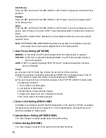 Preview for 14 page of Panasonic WV-CZ362E Operating Instructions Manual