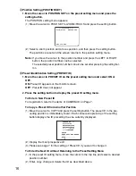 Preview for 16 page of Panasonic WV-CZ362E Operating Instructions Manual