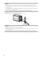 Предварительный просмотр 16 страницы Panasonic WV-CZ392E: WV-CZ492E Operating Instructions Manual