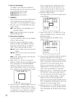 Preview for 28 page of Panasonic WV-CZ392E: WV-CZ492E Operating Instructions Manual