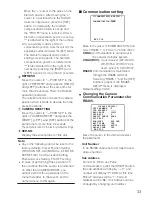 Preview for 33 page of Panasonic WV-CZ392E: WV-CZ492E Operating Instructions Manual