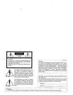 Preview for 2 page of Panasonic WV-F565 User Manual