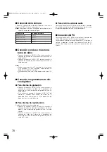 Preview for 78 page of Panasonic WV-LC1700 Operating Instructions Manual