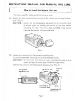 Предварительный просмотр 1 страницы Panasonic WV-LM6B2 Instruction Manual