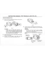 Preview for 1 page of Panasonic WV-LP6 Instruction Manual