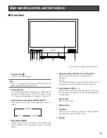 Preview for 9 page of Panasonic WV-LW1900 Operating Instructions Manual