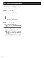 Preview for 14 page of Panasonic WV-LW1900 Operating Instructions Manual