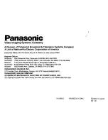 Preview for 12 page of Panasonic WV-LZ15 Operating Instructions Manual