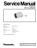 Preview for 1 page of Panasonic WV-LZ62/8 Service Manual