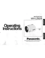 Panasonic WV-LZ62 Operating Instructions Manual preview